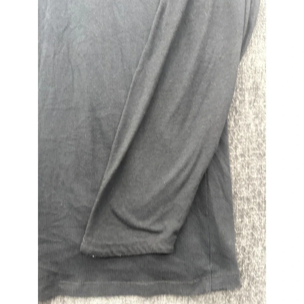 Nike Dri-Fit Basketball T-Shirt Mens 2XL Black‎ Swoosh Logo Long Sleeve Athletic